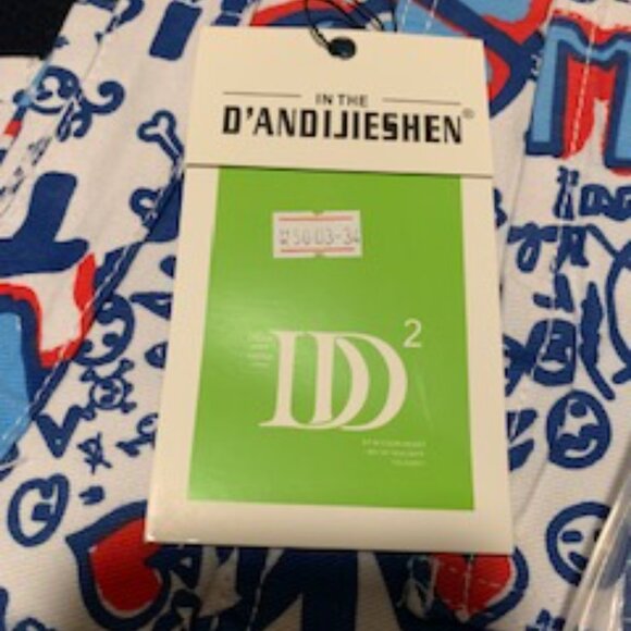 D'ANDIJIESHEN Printed Jeans NWT M Size 34 - Picture 11 of 13